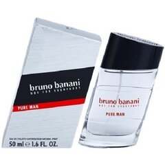 Bruno Banani Pure Man EDT miehelle 50 ml hinta ja tiedot | Miesten hajuvedet | hobbyhall.fi