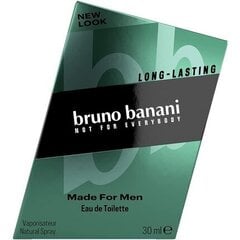 Bruno Banani Made For Men EDT miehelle 30 ml hinta ja tiedot | Miesten hajuvedet | hobbyhall.fi