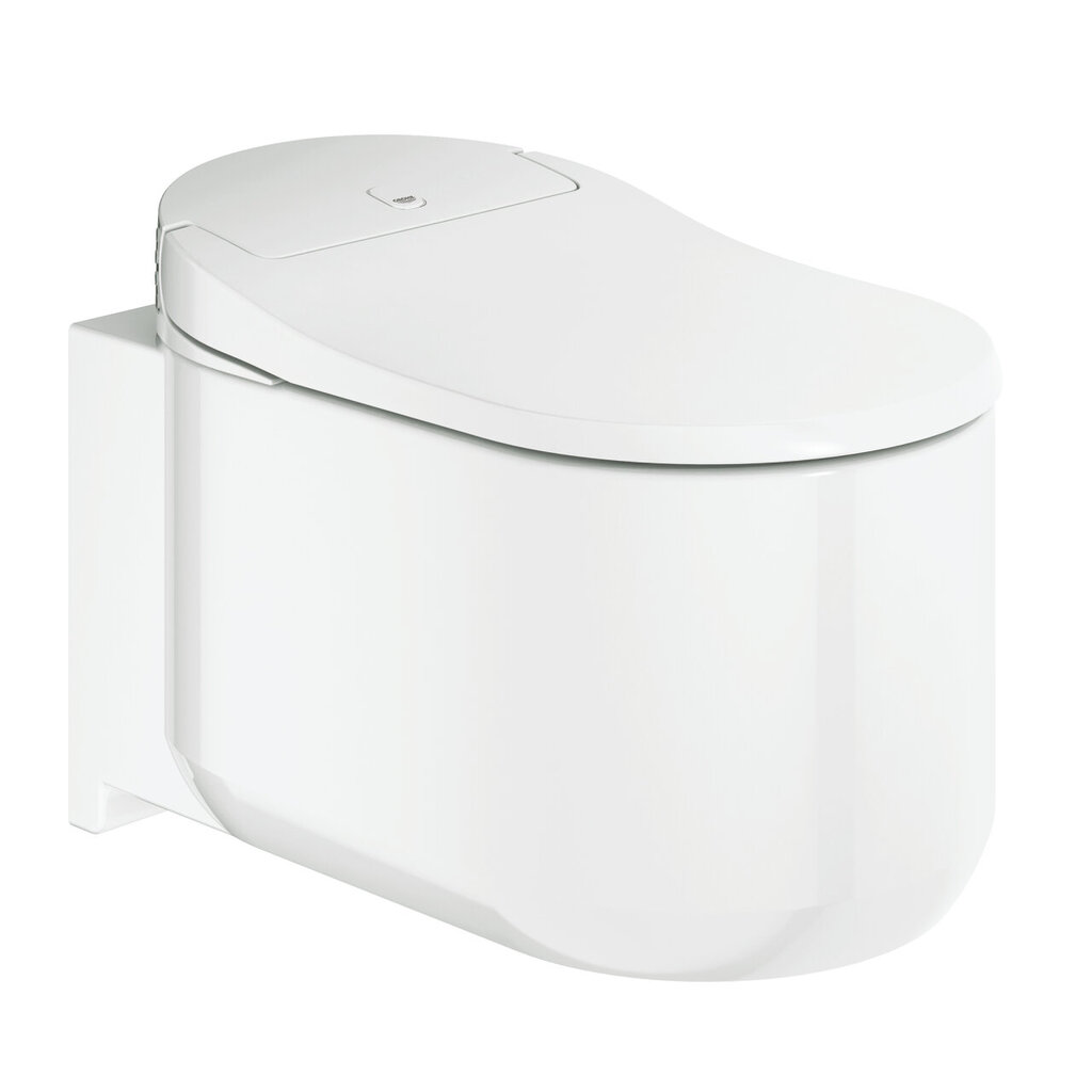 Grohe Sensia Arena -wc-istuin, seinään asennettava, Rimless, 375 x 600 mm, bidee-toiminnolla, valkoinen, 39354SH1 hinta ja tiedot | WC-istuimet | hobbyhall.fi