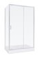 Imperial Doris -suihkukaappi, nelikulmainen, 80 x 100 x 200 cm, kirkas 6 mm lasi hinta ja tiedot | Suihkukaapit ja suihkunurkat | hobbyhall.fi