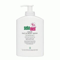 SebaMed Sensitive Skin Face & Body Wash -nestesaippua 1000 ml hinta ja tiedot | Suihkusaippuat ja suihkugeelit | hobbyhall.fi