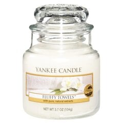 Tuoksukynttilä Yankee Candle Fluffy Towels, 104 g hinta ja tiedot | Kynttilät ja kynttilänjalat | hobbyhall.fi