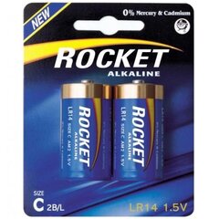 Rocket Alkaliparistot LR14 C, 2 kpl. hinta ja tiedot | Alkaline Kodin remontointi | hobbyhall.fi