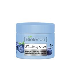 Kosteuttava päivä- ja yövoidevaahto Bielenda Blueberry C-TOX 40 g hinta ja tiedot | Kasvovoiteet | hobbyhall.fi