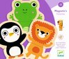 Puiset magneetit - Viidakkoeläimet (24 kpl), Djeco hinta ja tiedot | Kehittävät lelut | hobbyhall.fi