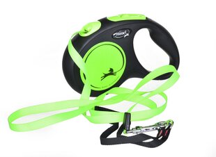 Flexi Neon M, 5m, Vihreä hinta ja tiedot | Flexi Lemmikit | hobbyhall.fi