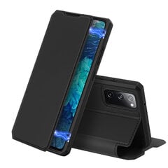 Puhelimen suojakuori Dux Ducis Skin X Bookcase, Samsung Galaxy S20 FE 5G, musta hinta ja tiedot | Puhelimen kuoret ja kotelot | hobbyhall.fi