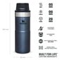 Termosmuki Trigger-Action Travel Mug Classic 0,35 l, sininen hinta ja tiedot | Termoskannut ja termosmukit | hobbyhall.fi