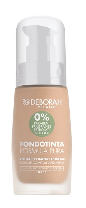 Meikkivoide Deborah Milano Formula Pura 30 ml, 02 Beige hinta ja tiedot | Meikkivoiteet ja puuterit | hobbyhall.fi