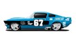 MAISTO TECH MotoSounds 1:24 Mustang 1967 hinta ja tiedot | Poikien lelut | hobbyhall.fi