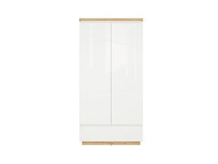 BRW Erla -kaappi, 98 x 53 x 196 cm, valkoinen hinta ja tiedot | Kaapit | hobbyhall.fi