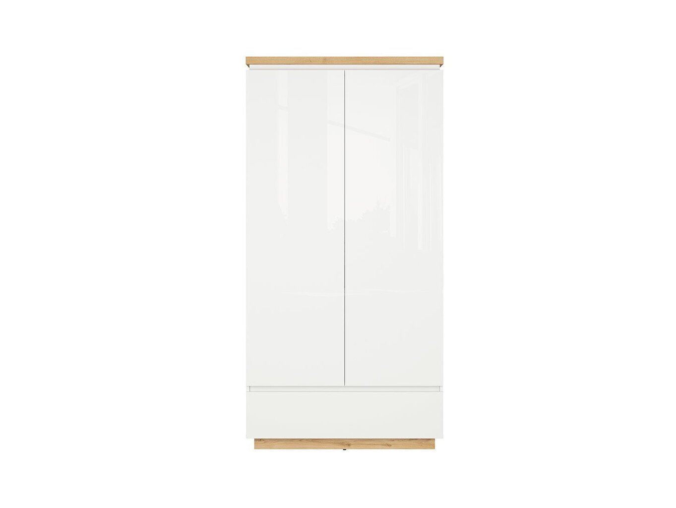 BRW Erla -kaappi, 98 x 53 x 196 cm, valkoinen hinta ja tiedot | Kaapit | hobbyhall.fi