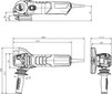 Metabo WE 17-125 Quick -kulmahiomakone hinta ja tiedot | Hiomakoneet | hobbyhall.fi