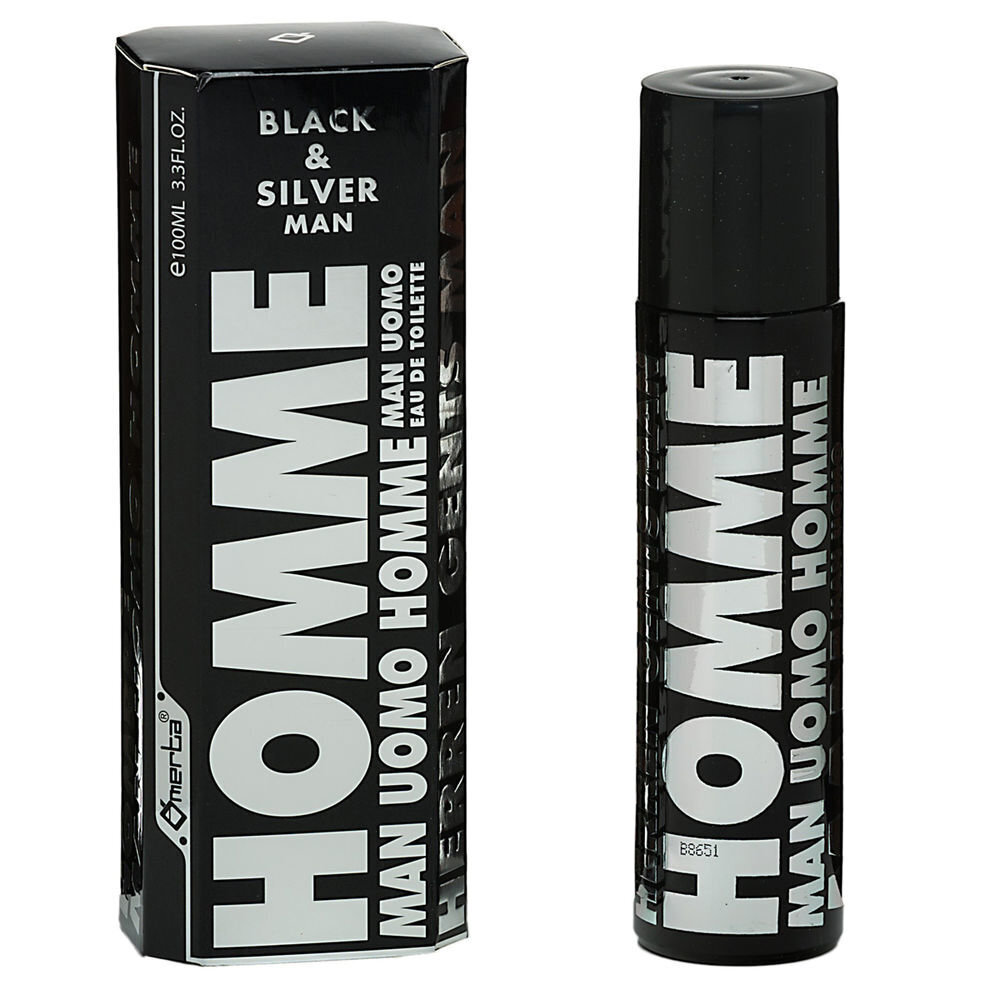 Omerta Black & Silver Man EDT mihelle 100 ml hinta ja tiedot | Miesten hajuvedet | hobbyhall.fi