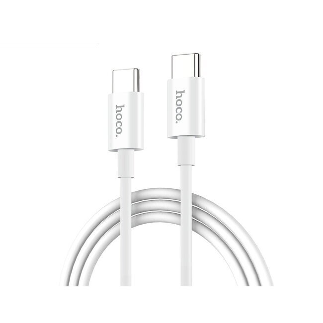 Hoco X23 Type-C, 1,0m USB-latauskaapeli, valkoinen hinta ja tiedot | Puhelinkaapelit | hobbyhall.fi