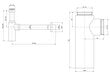 Ideal Standard G1 1/4 E0079AA Koristeellinen pesuallashana, messinki, kromi hinta ja tiedot | Vesilukot | hobbyhall.fi