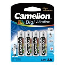 Paristot Camelion Digi Alkaline, AA/LR06, 4 kpl. hinta ja tiedot | Paristot | hobbyhall.fi