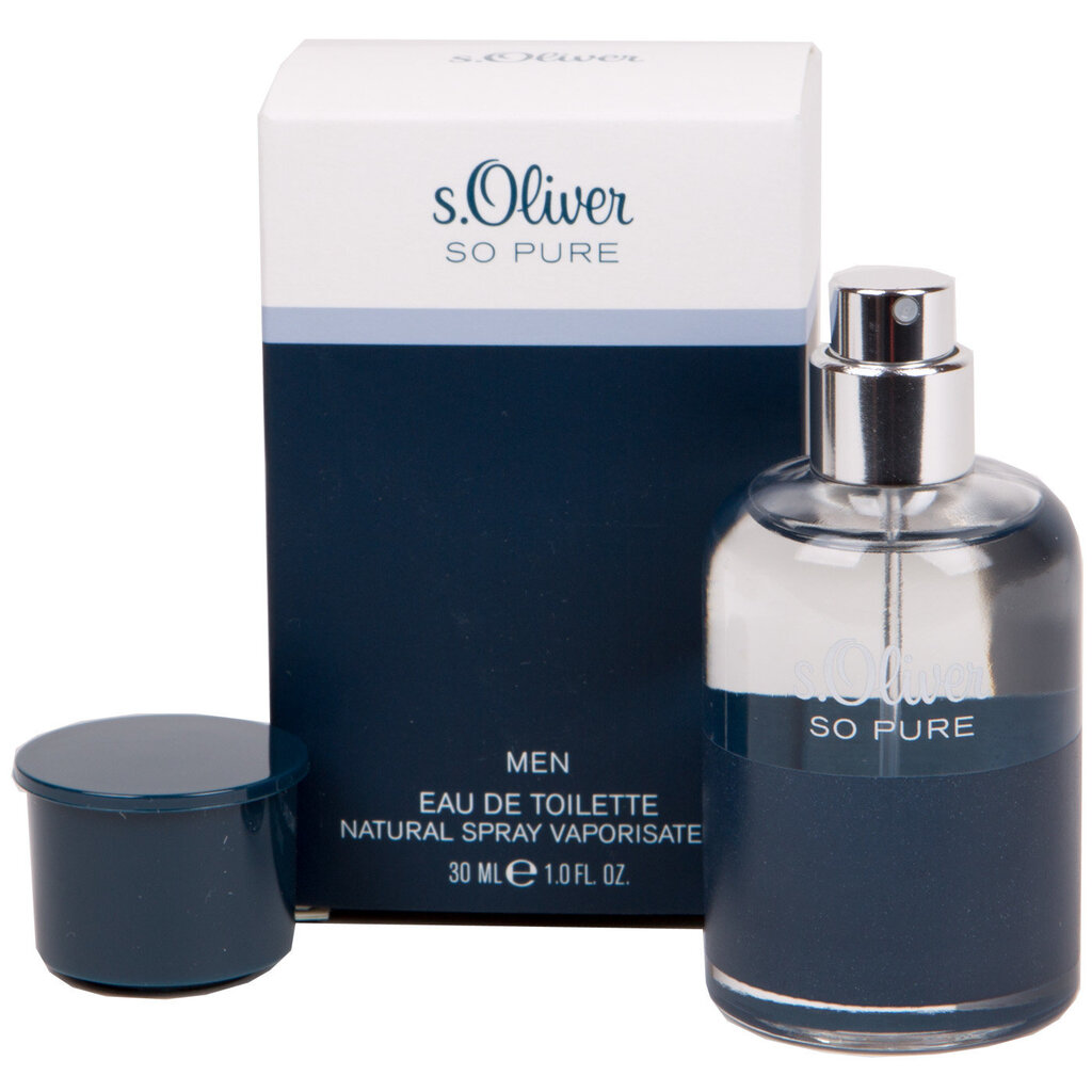 Eau De Toilette S.Oliver So Pure Men EDT miehille 30 ml hinta ja tiedot | Miesten hajuvedet | hobbyhall.fi