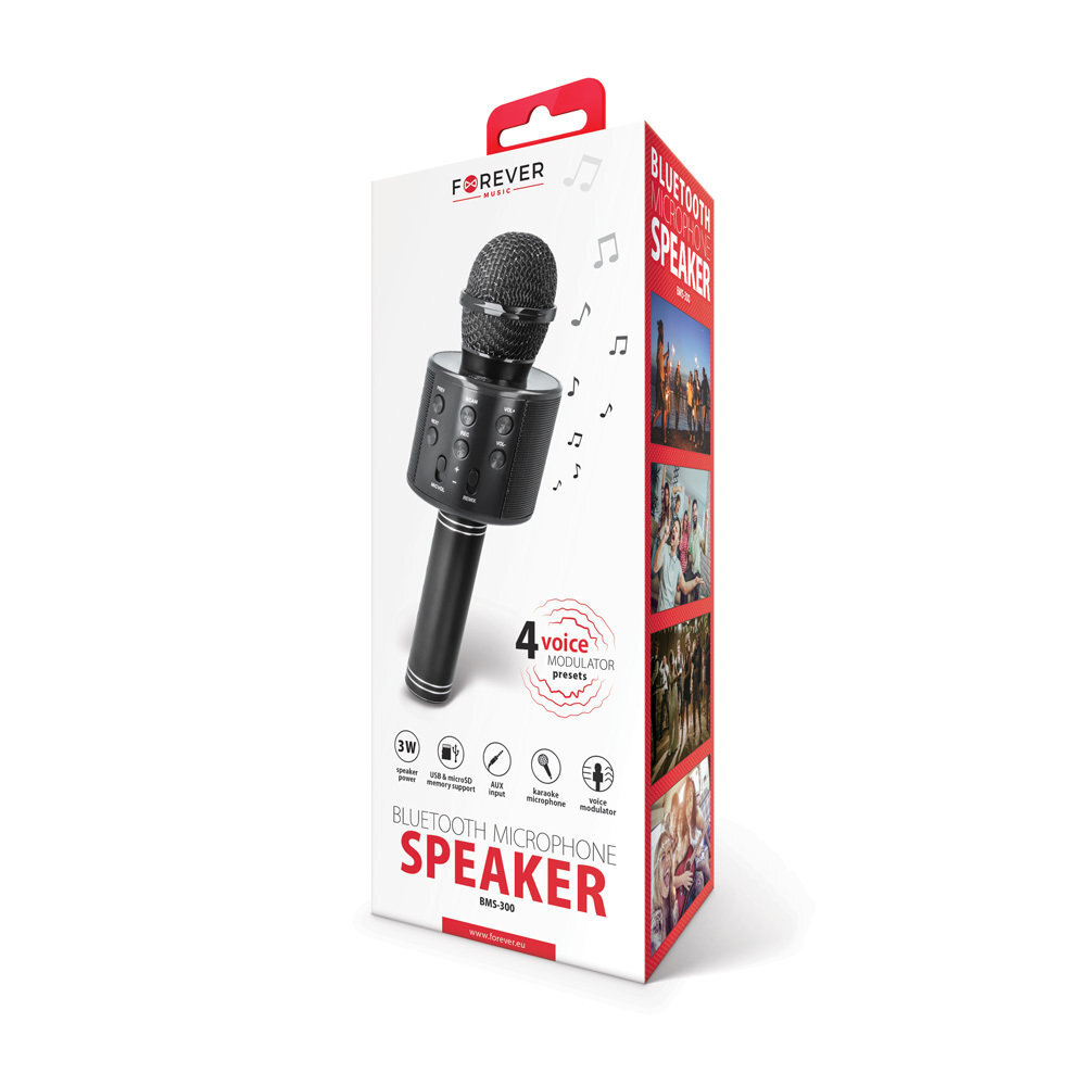 Mikrofoni Forever BMS-300 hinta ja tiedot | Mikrofonit | hobbyhall.fi