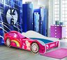 ADRK Furniture Auto -lastensänky, 80 x 160 cm, vaaleanpunainen hinta ja tiedot | Lastensängyt | hobbyhall.fi