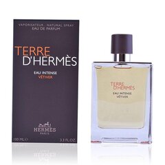 Hermes Terre D Hermes Eau Intense Vetiver EDP miehelle 100 ml hinta ja tiedot | Miesten hajuvedet | hobbyhall.fi