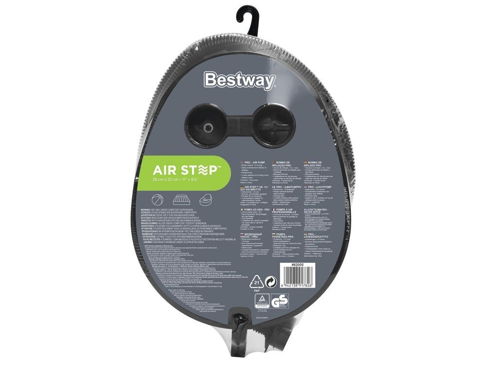 Jalkapumppu Bestway Air Step 11" Pro, 29x22 cm hinta ja tiedot | Ilmapatjat | hobbyhall.fi