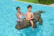 Puhallettava uima krokotiili kahvalla 193 x 94 cm hinta ja tiedot | Puhallettavat vesilelut ja uima-asusteet | hobbyhall.fi