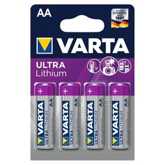 Varta litiumparistot Ultra AA (4 kpl) hinta ja tiedot | Paristot | hobbyhall.fi