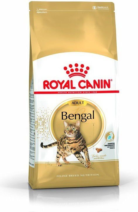 Royal Canin Adult täysikasvuisille bengalikissoille, 2 kg hinta ja tiedot | Kissan kuivaruoka | hobbyhall.fi