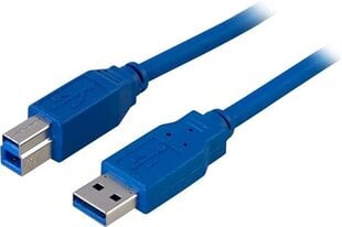 Deltaco USB3-110, USB 3.0, 1m hinta ja tiedot | Kaapelit ja adapterit | hobbyhall.fi