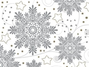 Lautasliinat "Snowflakes" 33x33 cm, 20 kpl. hinta ja tiedot | Tarjoiluastiat ja aterimet juhliin | hobbyhall.fi