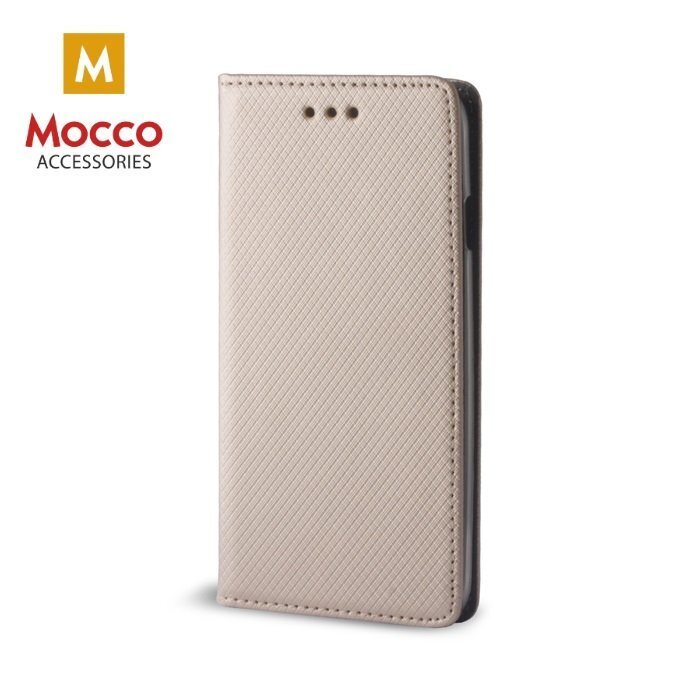 Mocco Smart Magnet Book Case For Samsung Galaxy S10 Gold hinta ja tiedot | Puhelimen kuoret ja kotelot | hobbyhall.fi