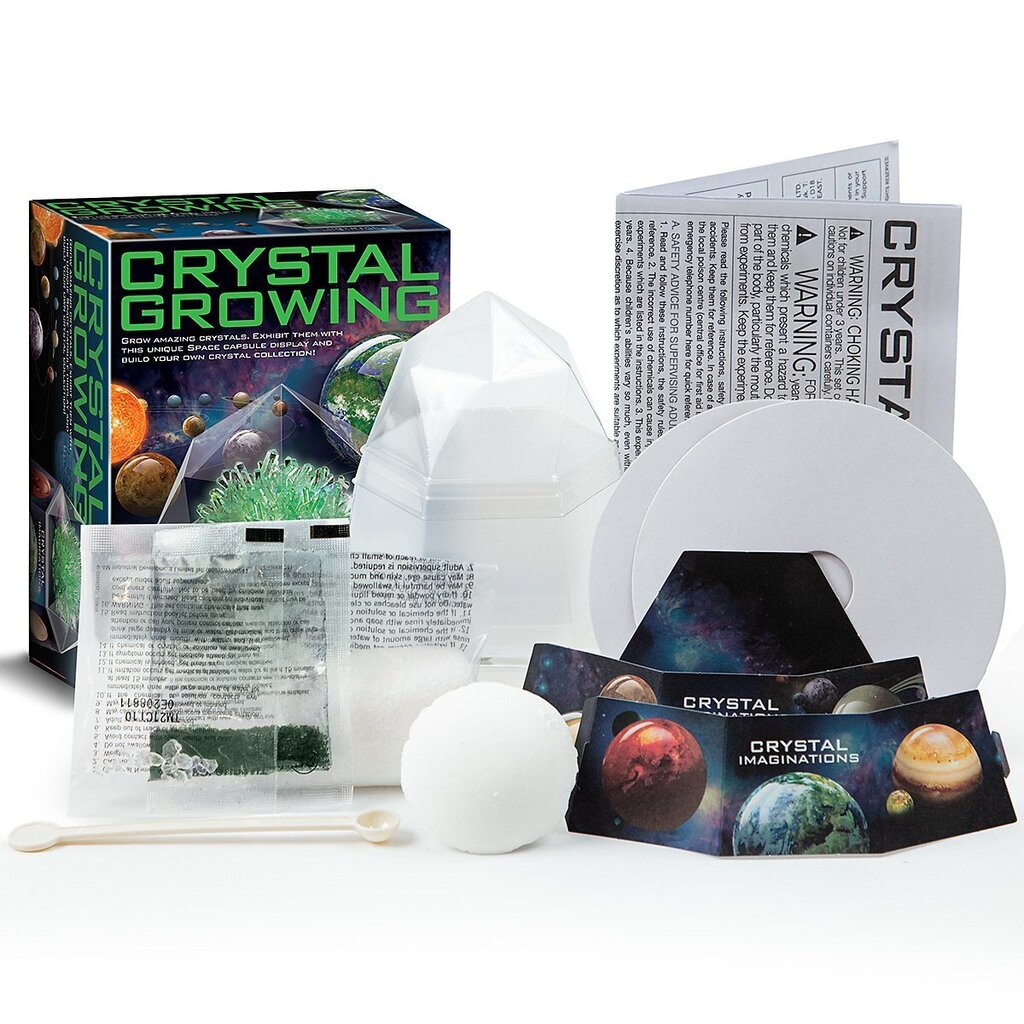 4M Crystals Growing Kit: vihreät kristallit hinta ja tiedot | Kehittävät lelut | hobbyhall.fi