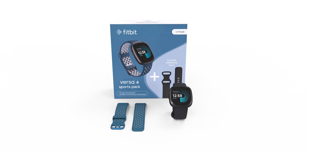 Fitbit Versa 4 NFC Bundle FB523BKBK-EUBNDL hinta ja tiedot | Älykellot | hobbyhall.fi