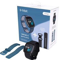 Fitbit Versa 4 NFC Bundle FB523BKBK-EUBNDL hinta ja tiedot | Fitbit Puhelimet, älylaitteet ja kamerat | hobbyhall.fi