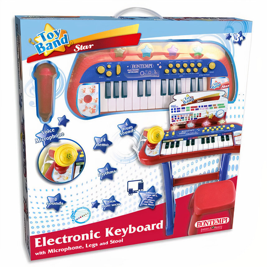 Elektroninen piano Bontempi, 13 2410 hinta ja tiedot | Kehittävät lelut | hobbyhall.fi
