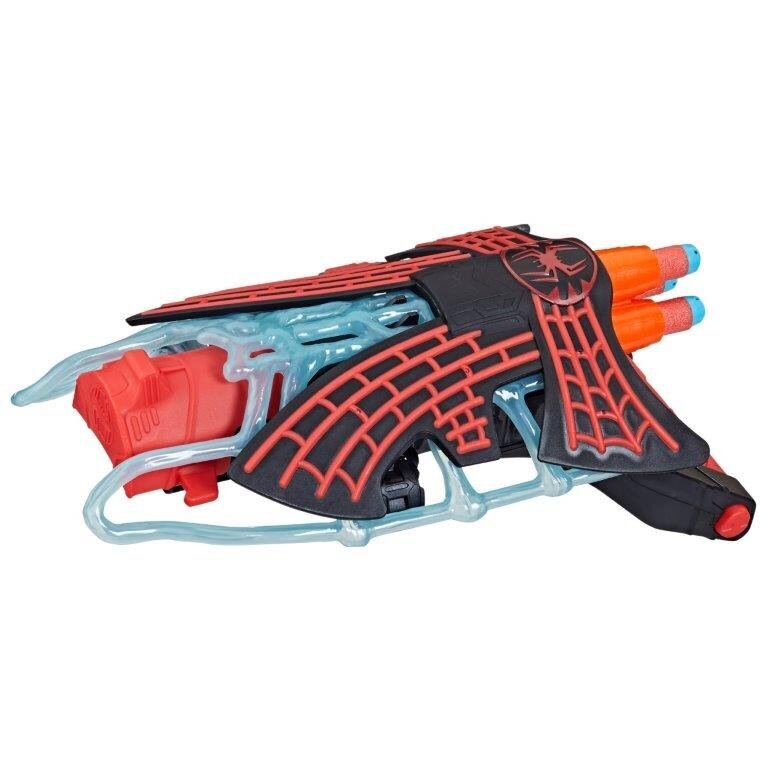 Hasbro Nerf Hämähäkkimies: Hämähäkkimies - Miles Morales Tri-Shot Blaster (F3734) hinta ja tiedot | Poikien lelut | hobbyhall.fi