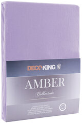 DecoKing Jersey Amber Violet muotoonommeltu lakana, 90x200 cm hinta ja tiedot | Lakanat | hobbyhall.fi