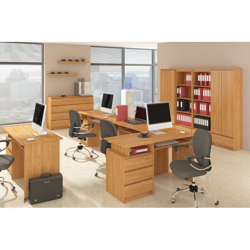 Työpöytä NORE B20, vasen, vaaleanruskea hinta ja tiedot | Tietokonepöydät ja työpöydät | hobbyhall.fi