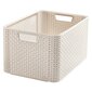 Säilytyskori Curver Style L 43,6x32,6x23 cm, kerma hinta ja tiedot | Säilytyslaatikot ja -korit | hobbyhall.fi