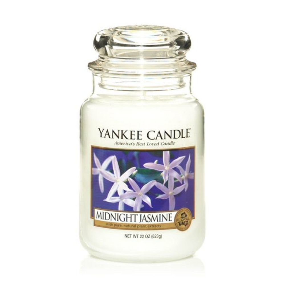 Tuoksukynttilä Yankee Candle Large Jar Midnight Jasmine 623 g hinta ja tiedot | Kynttilät ja kynttilänjalat | hobbyhall.fi