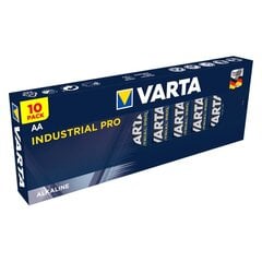 Alkaliparistot Varta Industrial PRO AA (10 kpl) hinta ja tiedot | Paristot | hobbyhall.fi