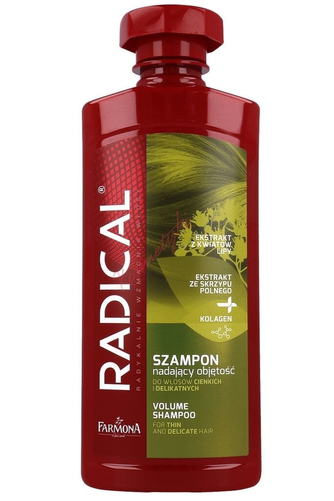 Farmona Radical Volume volyymia lisäävä shampoo 400 ml hinta ja tiedot | Shampoot | hobbyhall.fi