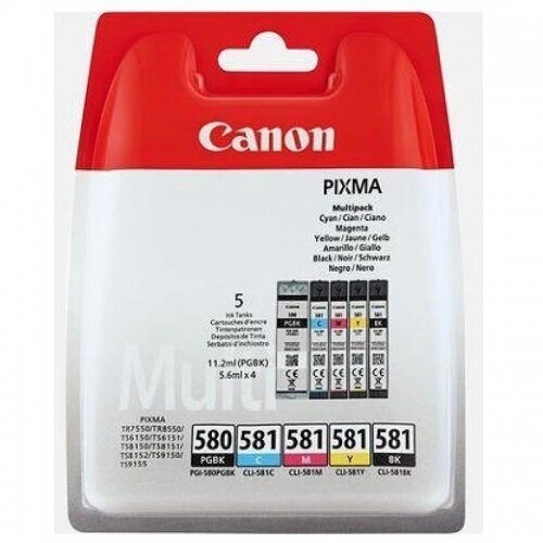 Canon PGI-580/CLI-581 värikasettisarja, musta ja kolmivärinen hinta ja tiedot | Mustekasetit | hobbyhall.fi