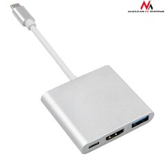 Sovitin Maclean MCTV-840, Type-C HDMI hinta ja tiedot | Adapterit | hobbyhall.fi