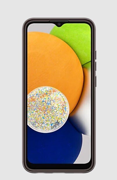 Samsung Soft Clear Cover EF-QA036TBEGEU suojakuori, Galaxy A03 puhelimelle, musta hinta ja tiedot | Puhelimen kuoret ja kotelot | hobbyhall.fi