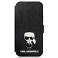 Karl Lagerfeld KLFLBKP12MIKMSBK, yhteensopiva iPhone 12/12 Prolle 6.1, musta hinta ja tiedot | Puhelimen kuoret ja kotelot | hobbyhall.fi