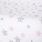 CebaBaby vaihtopöydän suojukset, Candy pink - vaaleanpunaiset tähdet (50x70-80) 2 kpl, W-829-130-604, W-829-130-604 hinta ja tiedot | Vauvan hoitoalustat ja tekstiilit | hobbyhall.fi