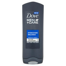 Dove Suihkugeeli Men + Care Hydration Balance (Vartalon- & kasvojenpesu) 400 ml hinta ja tiedot | Suihkusaippuat ja suihkugeelit | hobbyhall.fi