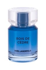 Karl Lagerfeld Les Parfums Matieres Bois de Cedre EDT miehelle 50 ml hinta ja tiedot | Karl Lagerfeld Hajuvedet ja kosmetiikka | hobbyhall.fi